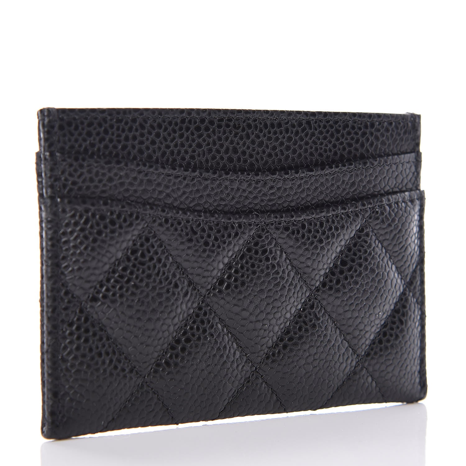 Chanel Caviar Quilted Card Holder Black 3 of 9