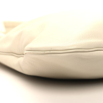 The Row Grained Calfskin Medium Everyday Shoulder Bag Ivory 8 of 10