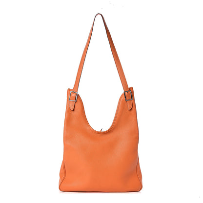 Hermes Taurillon Clemence Massai PM Orange 1 of 12