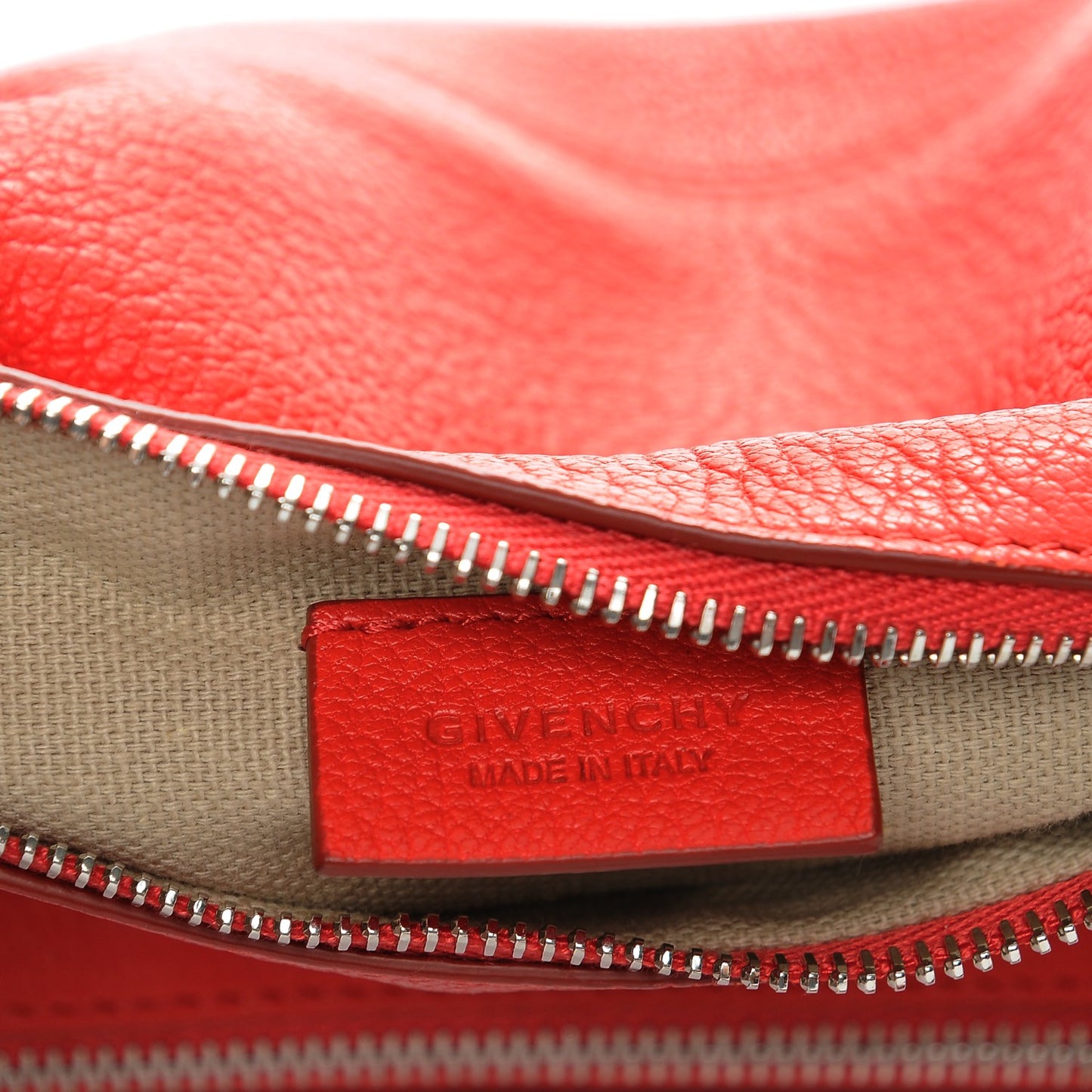 Sugar Goatskin Pandora Wristlet Medium Red
