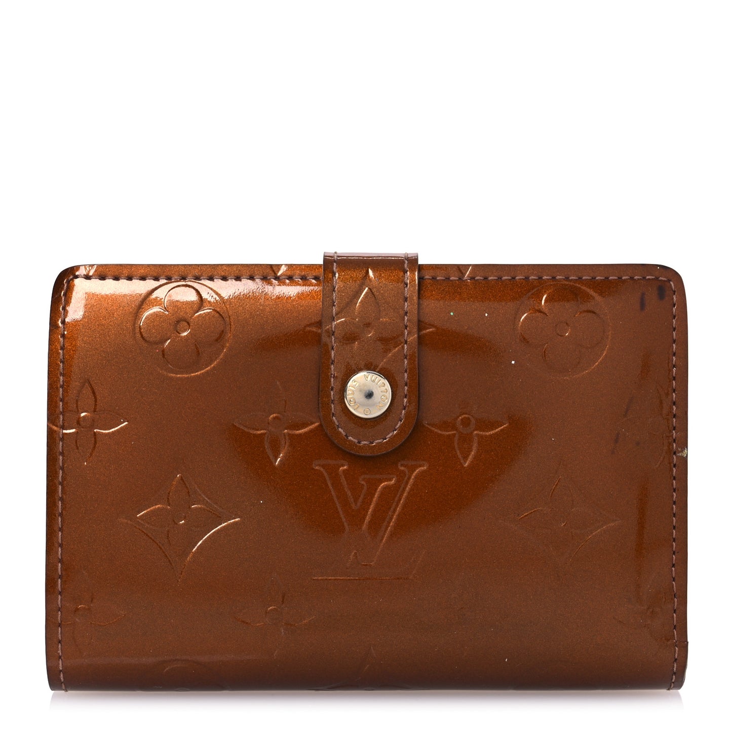 Vernis French Purse Wallet Bronze