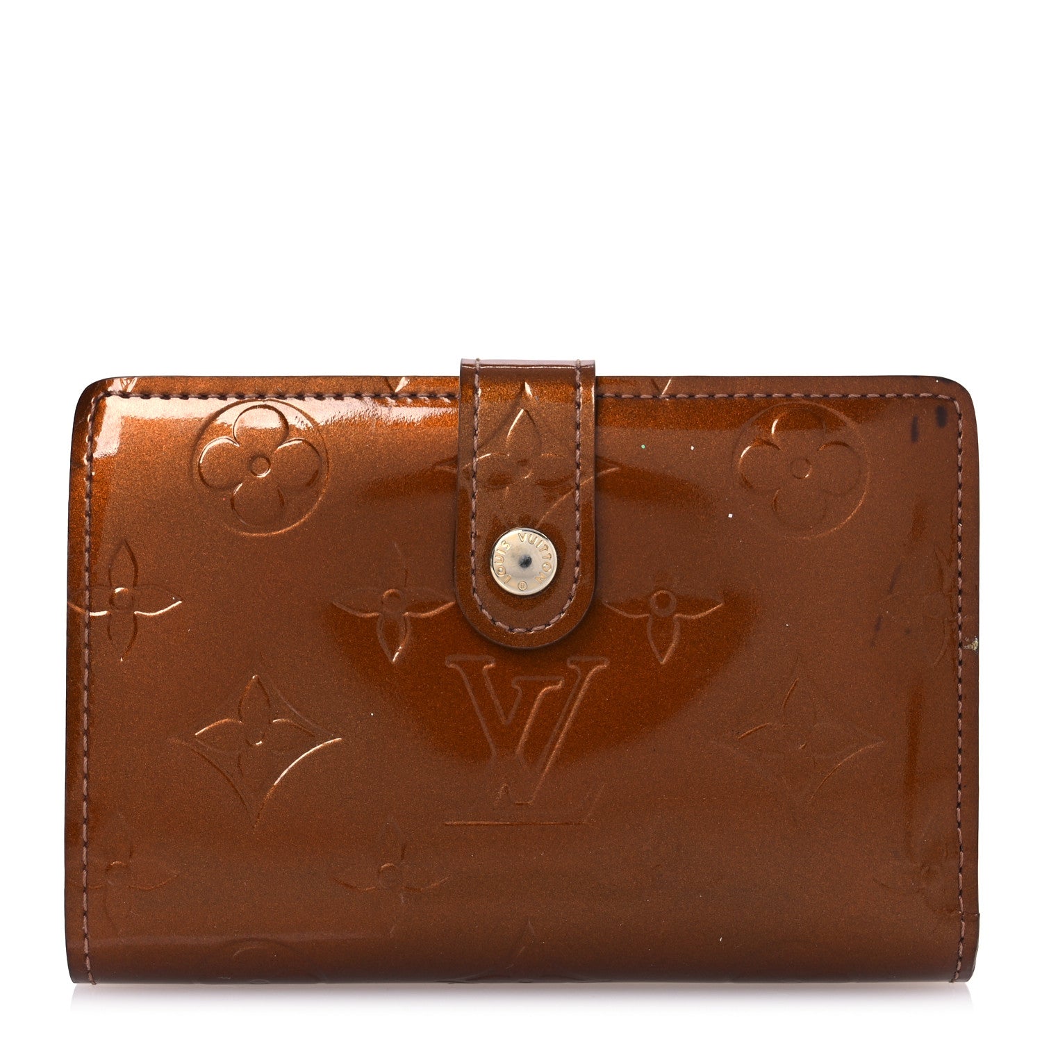 Louis Vuitton Vernis French Purse Wallet Bronze 1 of 13