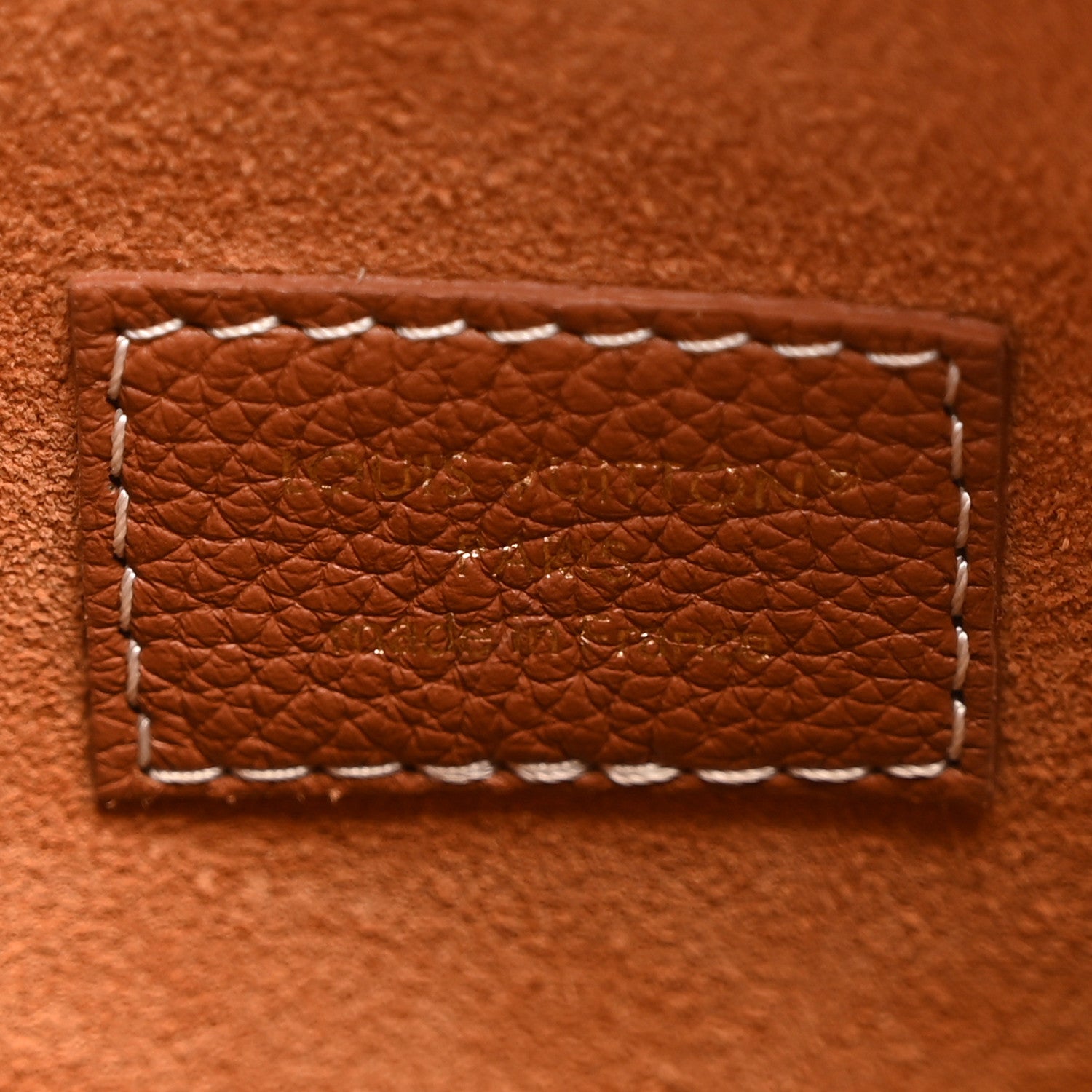 Louis Vuitton Grained Calfskin Low Key Speedy 30 Cognac 5 of 8