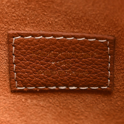 Louis Vuitton Grained Calfskin Low Key Speedy 30 Cognac 5 of 8