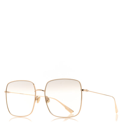 Christian Dior Metal Stellaire 1 Square Sunglasses Gold 1 of 9