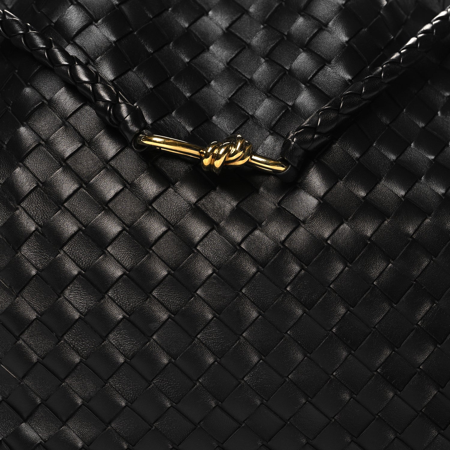 Bottega Veneta Nappa Intrecciato Large Andiamo Shoulder Bag Black 7 of 11