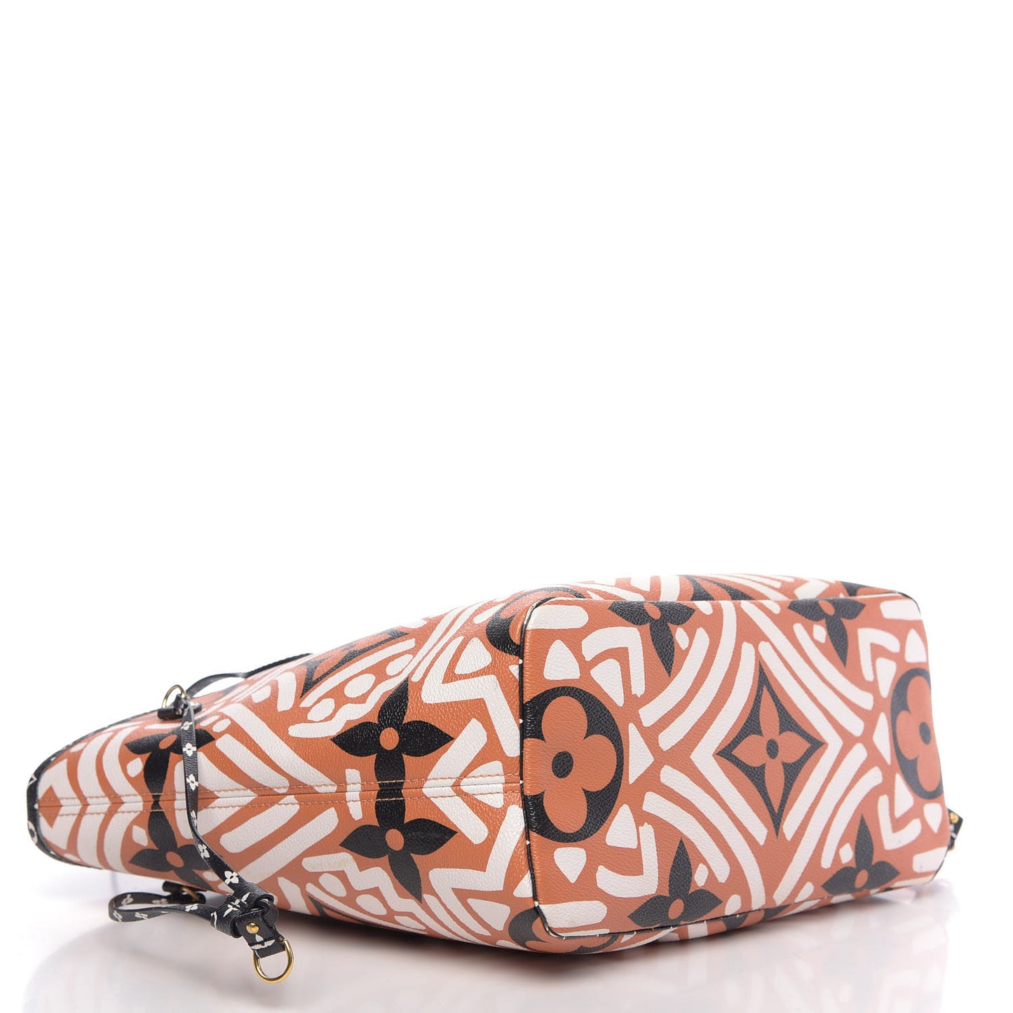 Monogram Giant Crafty Neverfull MM Creme Caramel