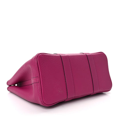 Hermes Vache Country Garden Party 30 TPM Rose Pourpre 4 of 16