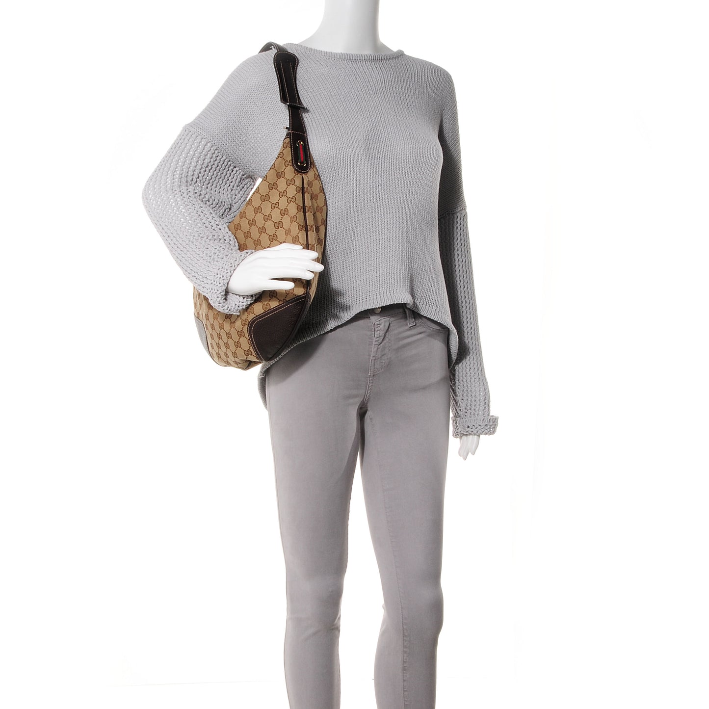Monogram Princy Hobo Brown