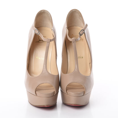 Christian Louboutin Calfskin Altapoppins 150 Pumps 36 Nude 2 of 7
