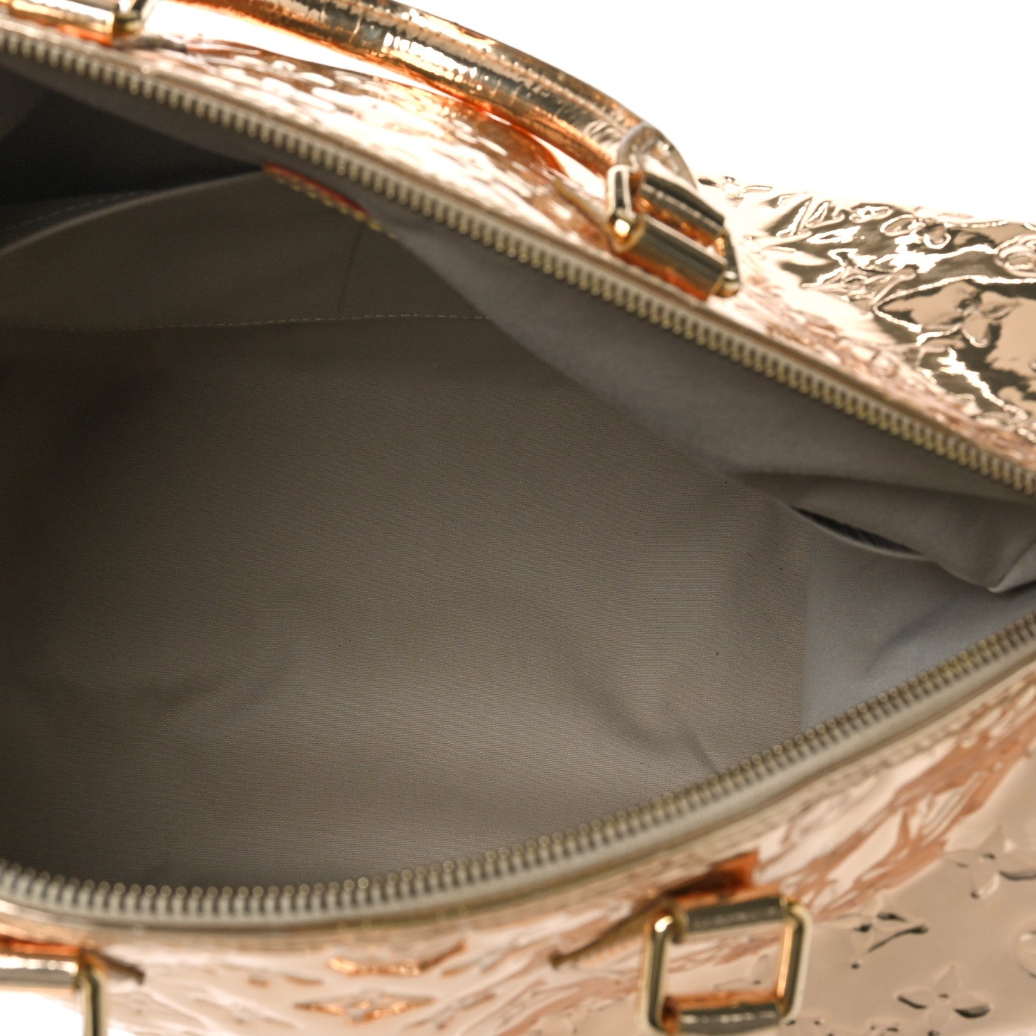 Louis Vuitton Monogram Miroir Speedy 35 Gold 5 of 8