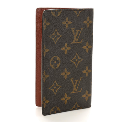 Louis Vuitton Monogram Simple Checkbook Holder Wallet Cover 3 of 8