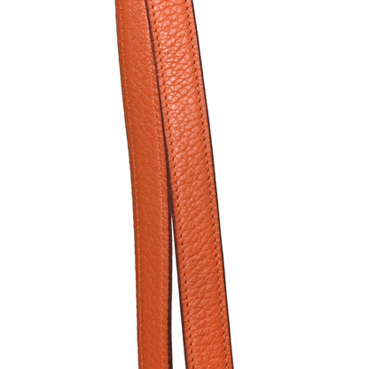 Hermes Taurillon Clemence Evelyne TPM Orange 9 of 11