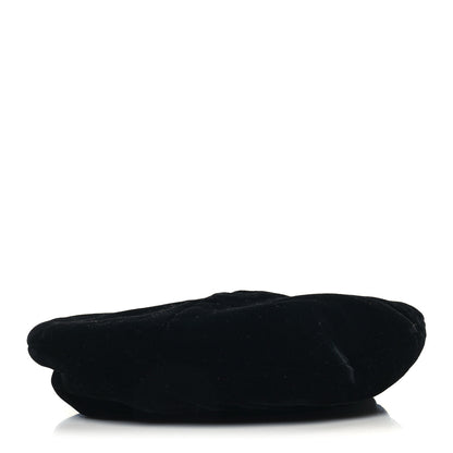 Chanel Velvet Beret Hat L Black 3 of 6