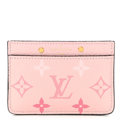 Louis Vuitton Empreinte Monogram Giant By The Pool Card Holder Bouton De Rose 1 of 8