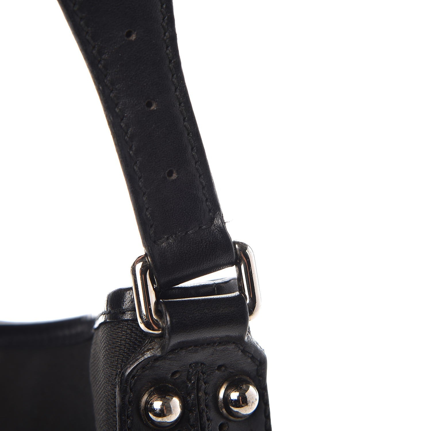 Gucci Canvas GG Reins Shoulder Bag Black 14 of 14