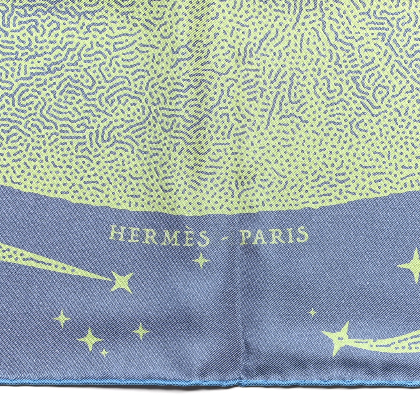 Silk Double Face Clair De Lune Scarf 90 Vieux Rose Jaune