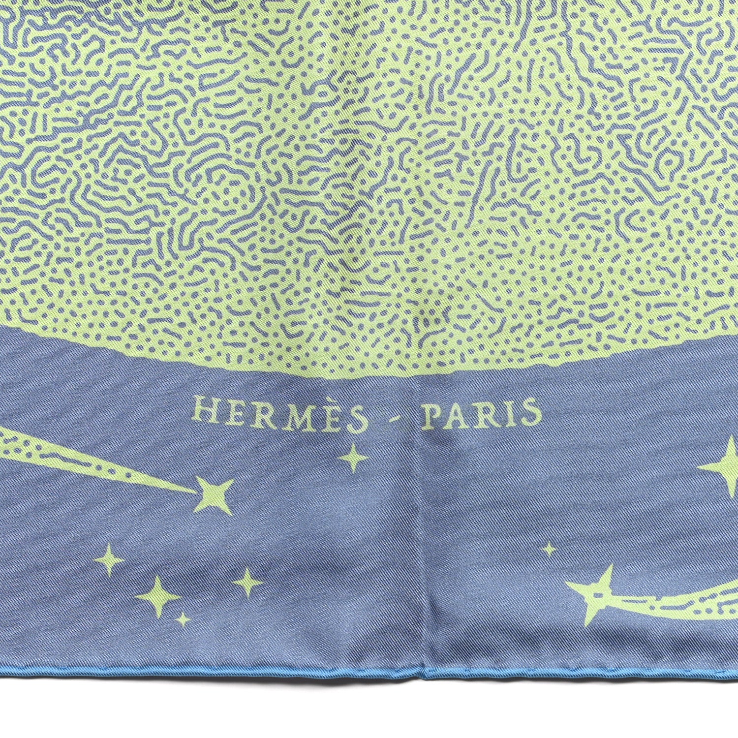 Hermes Silk Double Face Clair De Lune Scarf 90 Vieux Rose Jaune 7 of 10