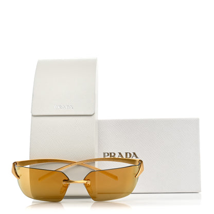 Prada Metal Sunglasses SPR A56 Gold 8 of 8