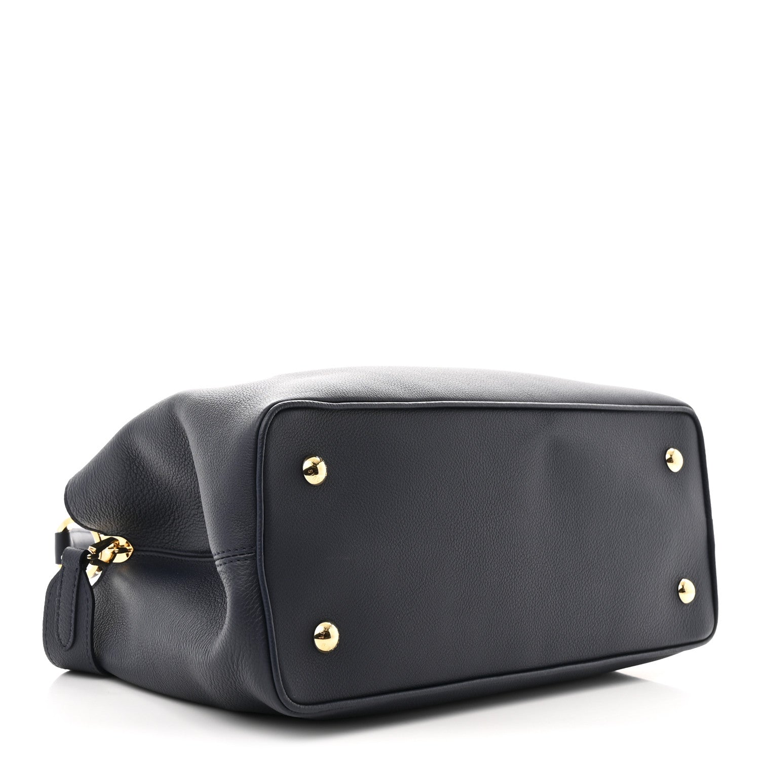 Louis Vuitton Taurillon Capucines MM Indigo 4 of 10