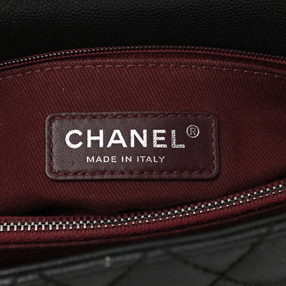 Chanel Caviar Quilted Medium Coco Handle Flap Black 7 of 10