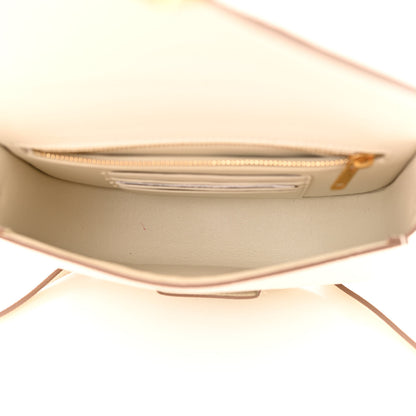 Celine Grained Calfskin Small Trotteur White 5 of 14