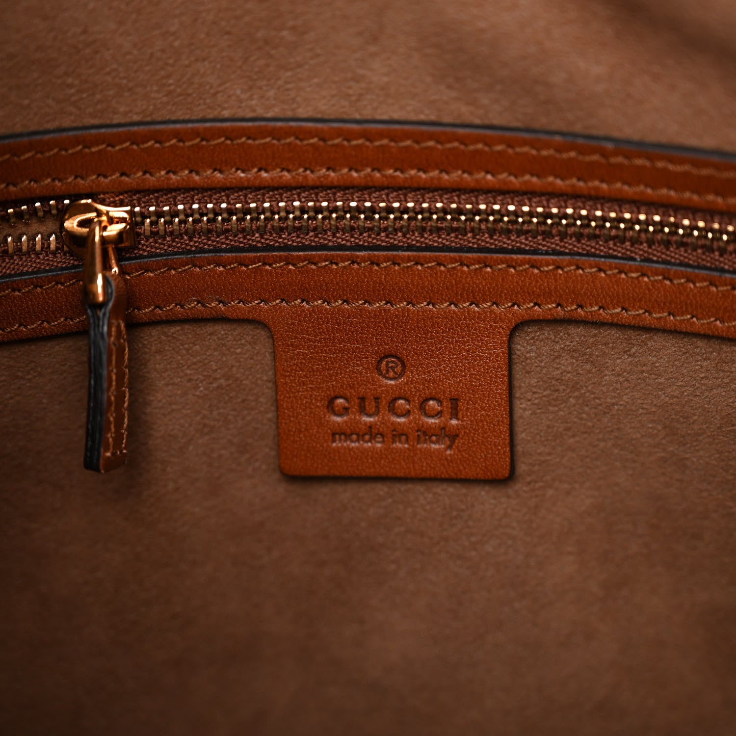 Gucci GG Supreme Monogram Linea A Hobo Brown 6 of 10