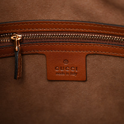 Gucci GG Supreme Monogram Linea A Hobo Brown 6 of 10