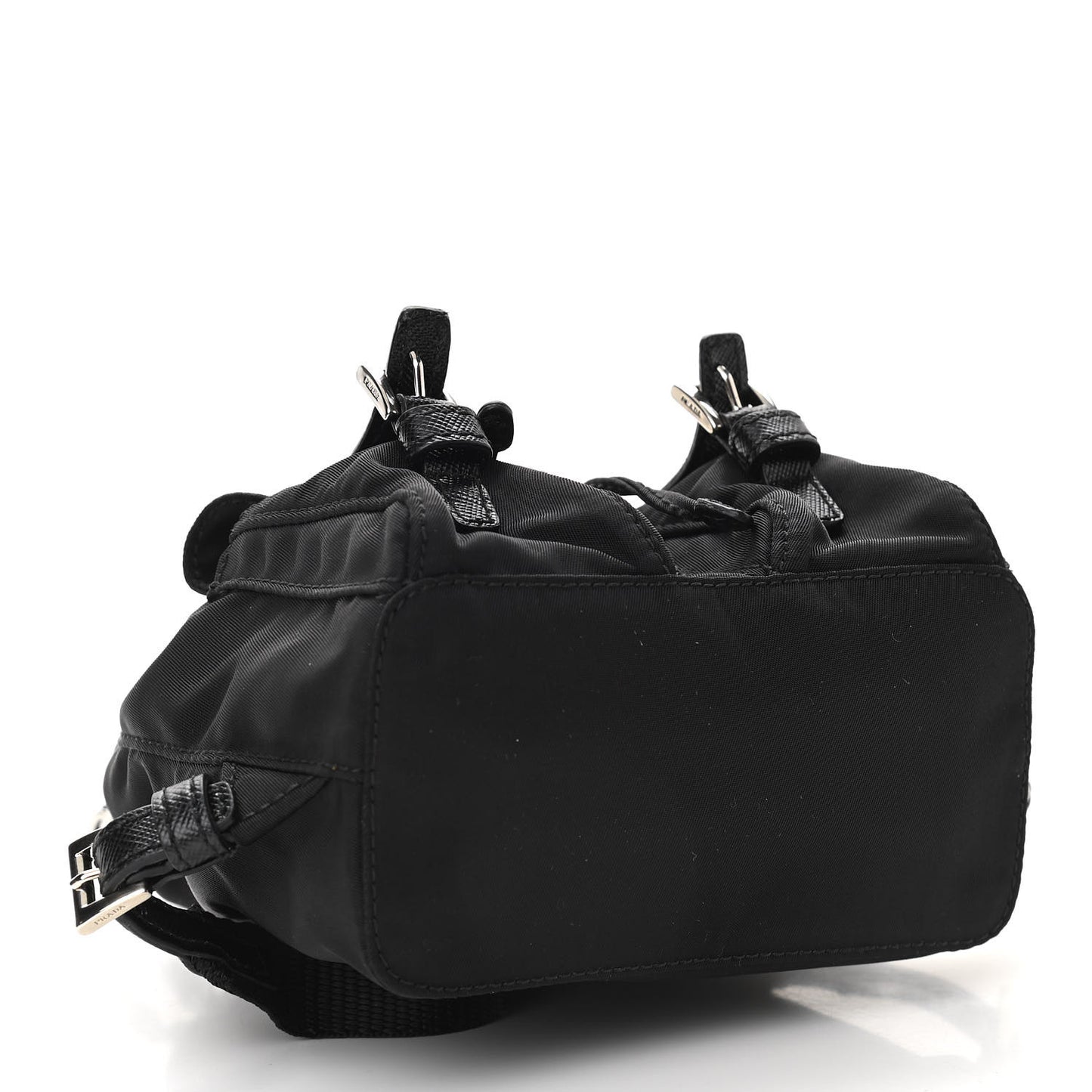 Nylon Vela Mini Crossbody Backpack Black