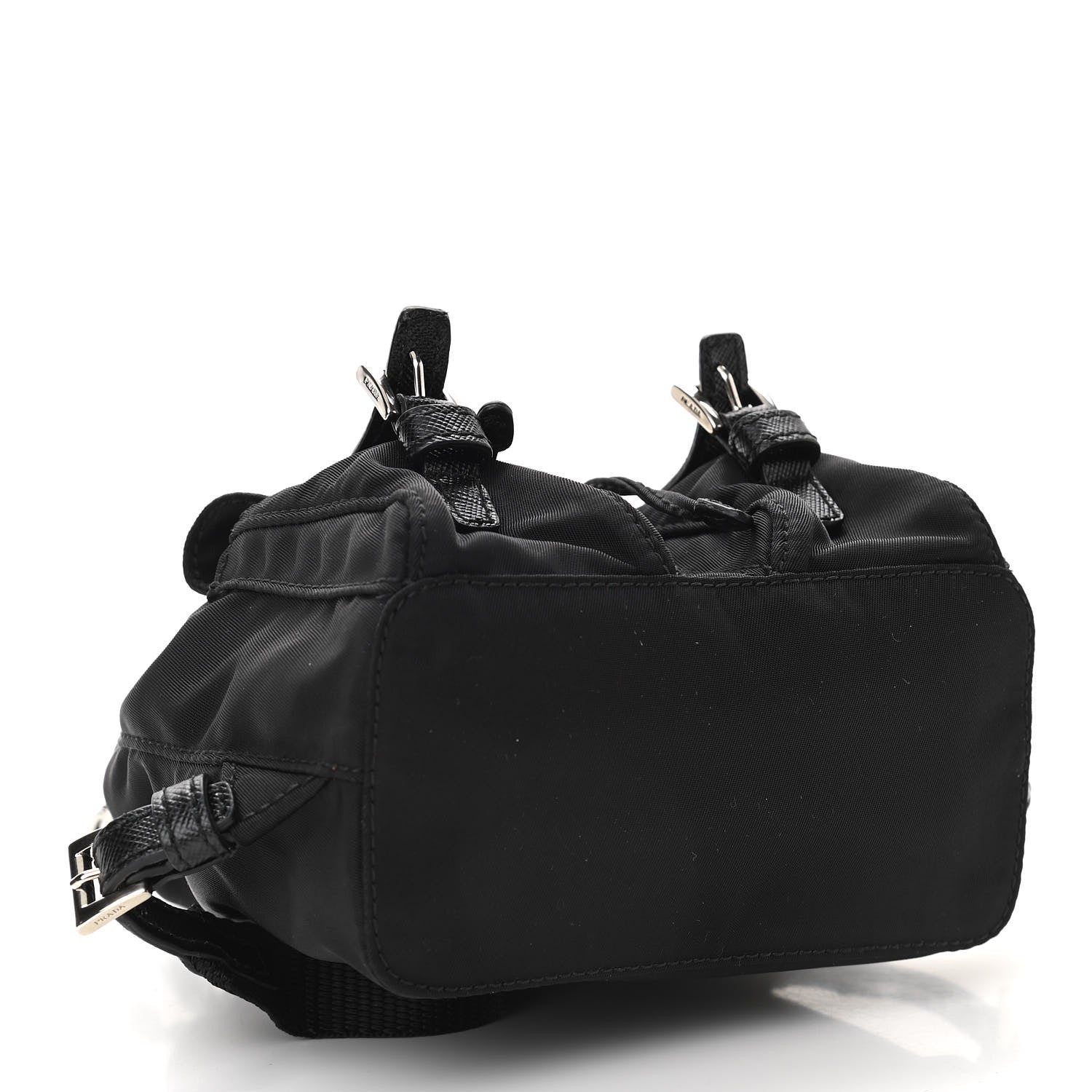 Prada Nylon Vela Mini Crossbody Backpack Black 4 of 11