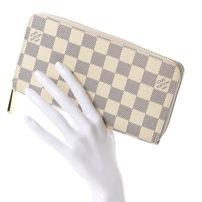 Louis Vuitton Damier Azur Zippy Wallet 2 of 9