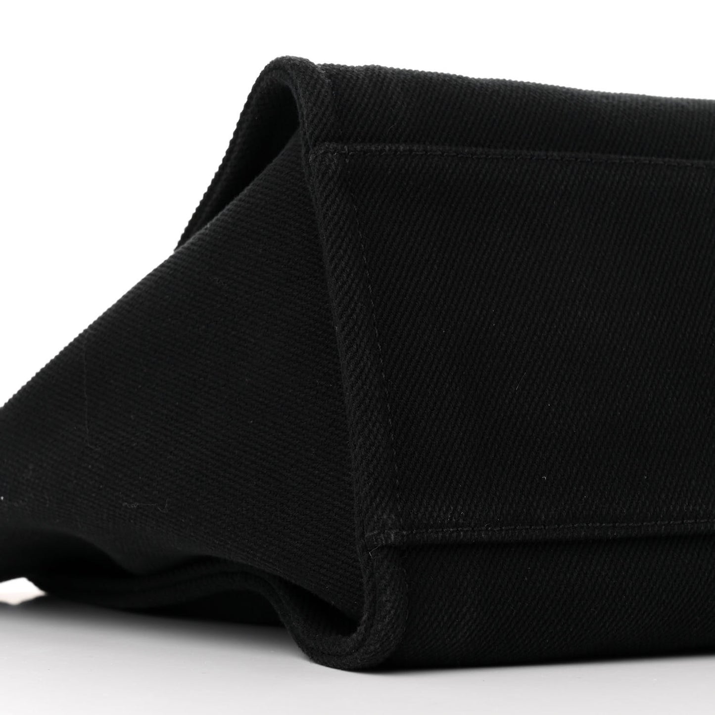 Canvas Pearl Medium Deauville Tote Black