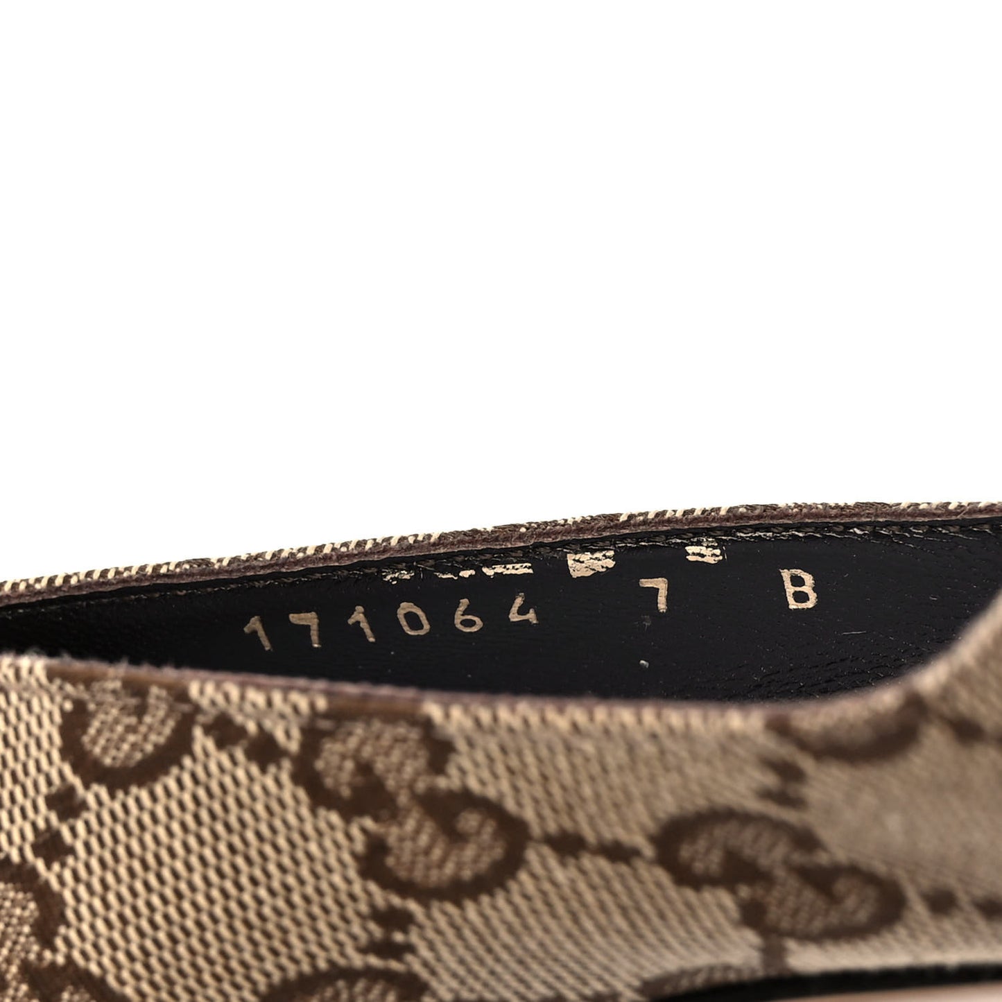 Monogram Malaga Kid Pumps 7 Biege Ebony Cocoa