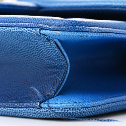 Chanel Caviar Quilted Sunset On The Sea Waist Bag Blue 10 of 12