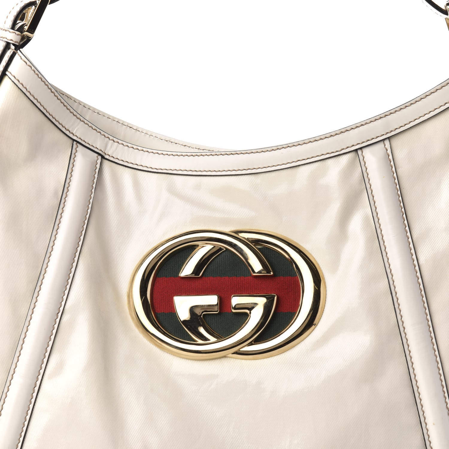Gucci Dialux Medium Britt Shoulder Bag Off White 13 of 13