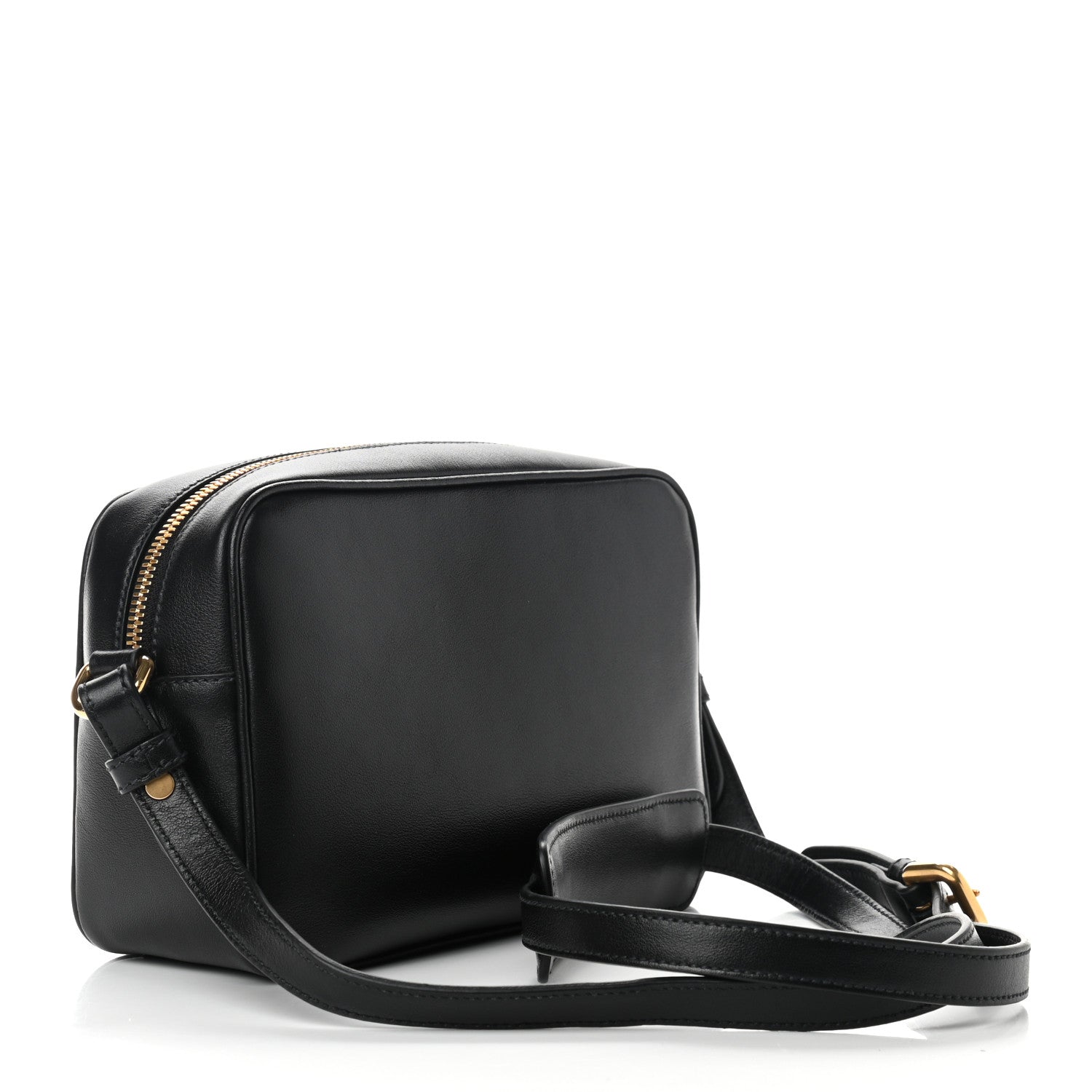 Prada Soft Calfskin Camera Crossbody Bag Black 2 of 8