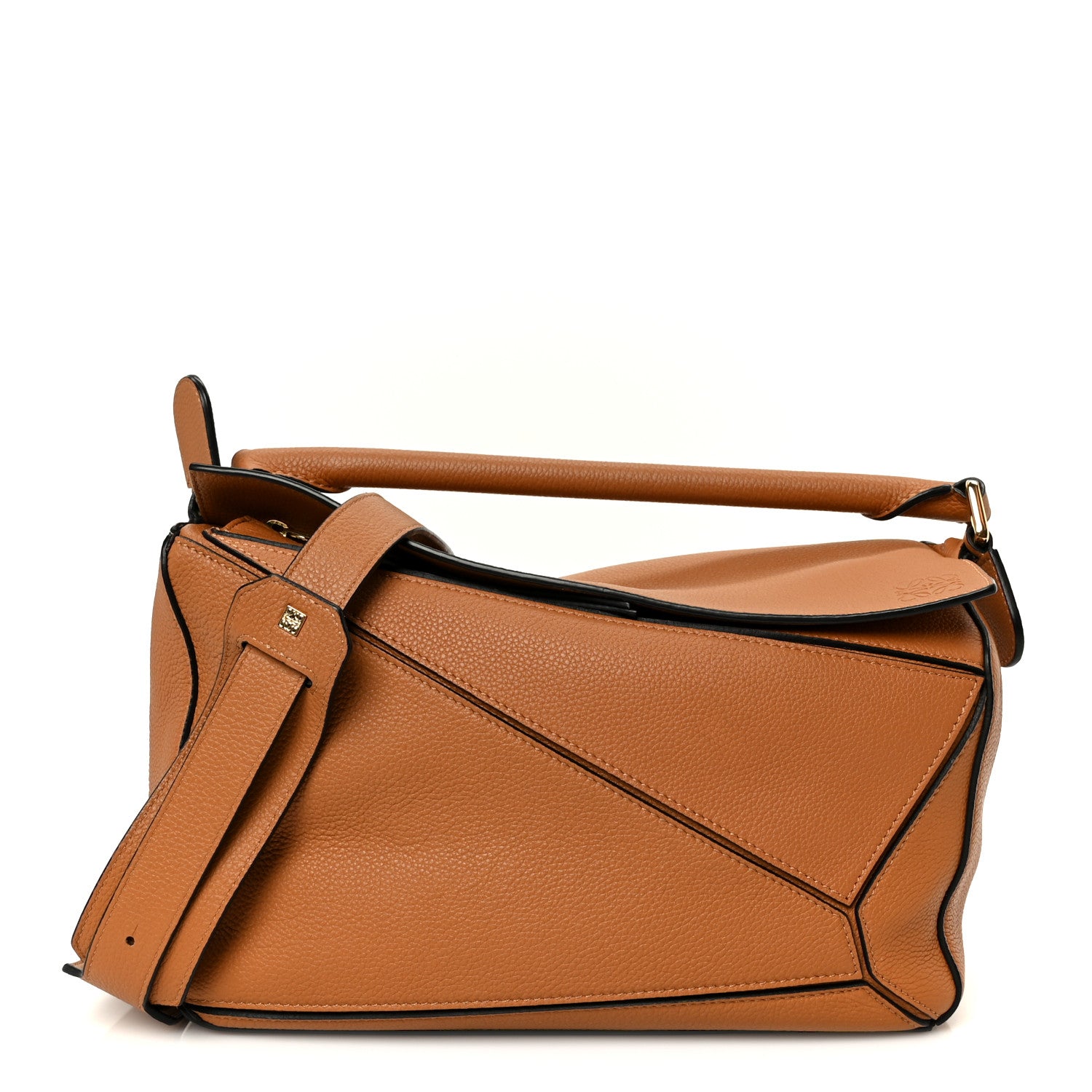 Loewe Calfskin Medium Puzzle Bag Tan 1 of 11