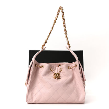 Chanel Caviar Quilted Small Chanel 25 Handbag Light Pink 20 of 21