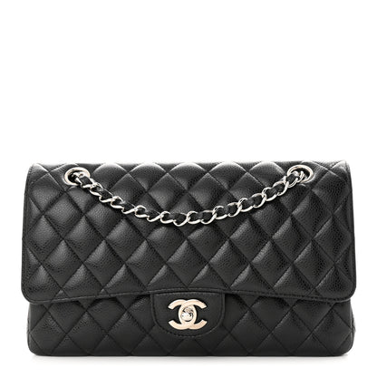 Chanel Caviar Quilted Medium Double Flap Black 1 of 11