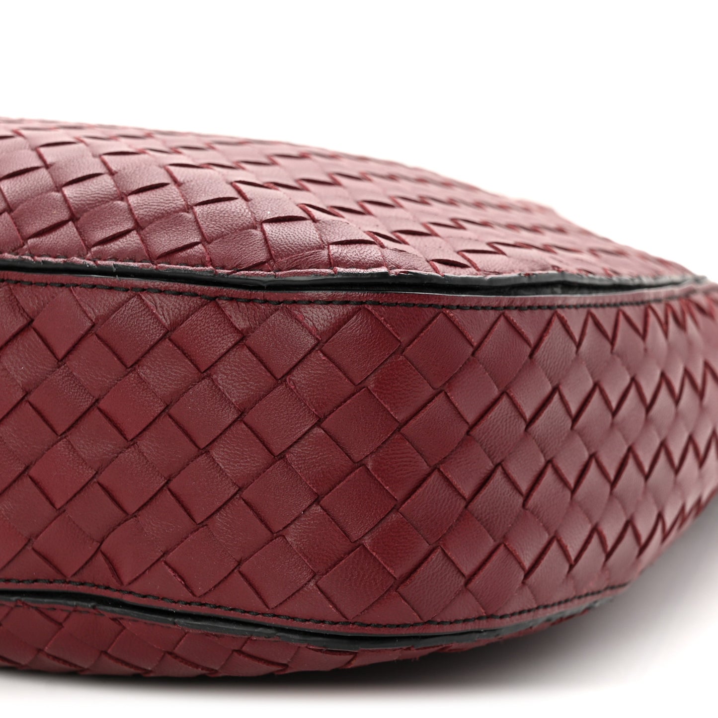 Nappa Intrecciato Small Loop Bordeaux