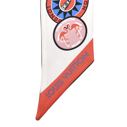 Louis Vuitton Silk Monogram World Tour Stickers BB Bandeau Nude 6 of 6