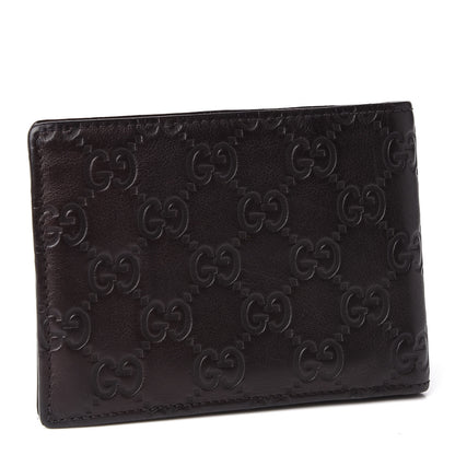 Gucci Guccissima Vitello Tender Bi-Fold Wallet Testa di Moro 2 of 8