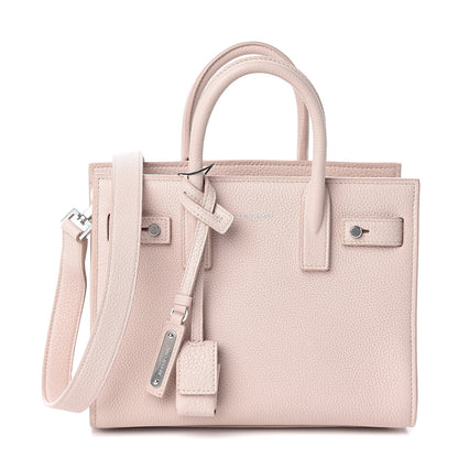 Saint Laurent Grained Calfskin Nano Supple Sac De Jour Marble Pink 1 of 10