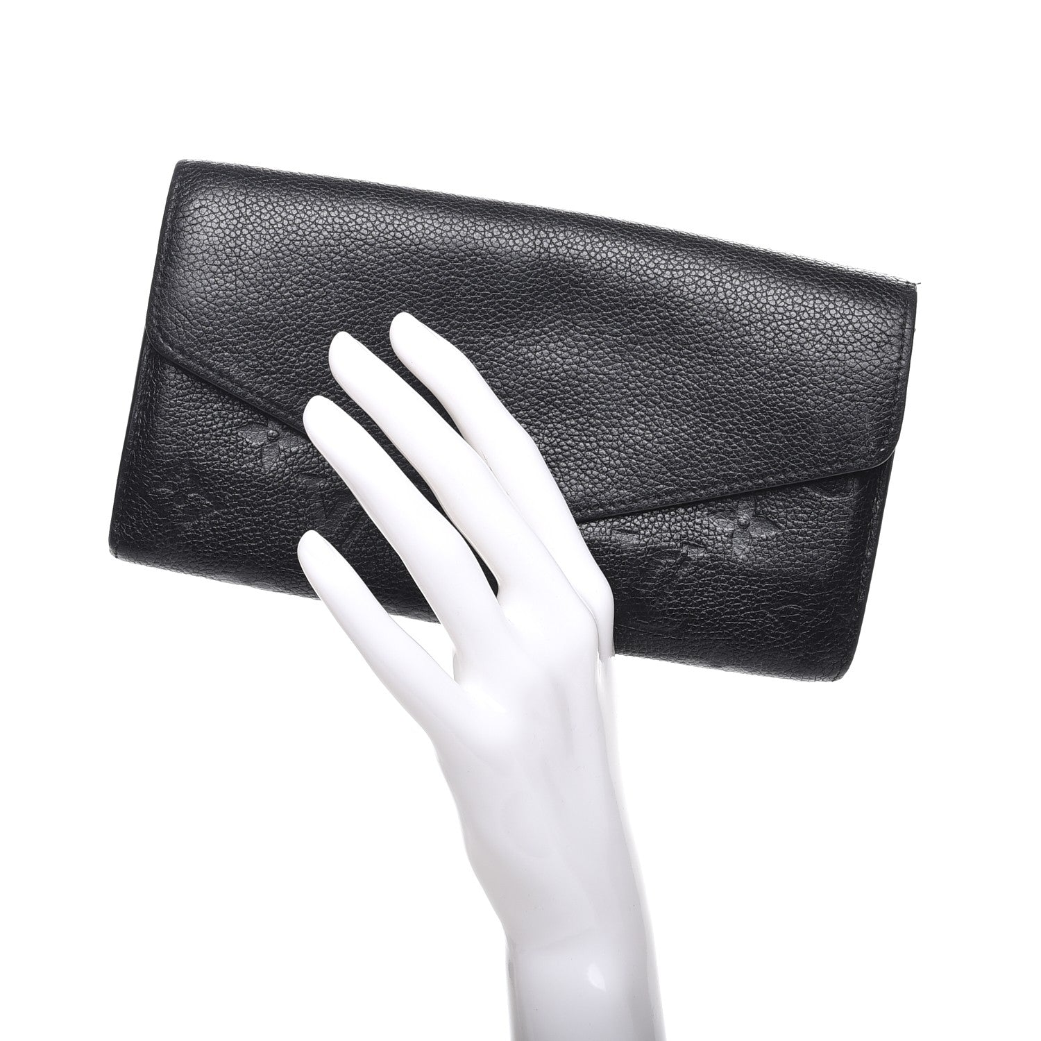 Louis Vuitton Empreinte Sarah Wallet NM Black 2 of 8