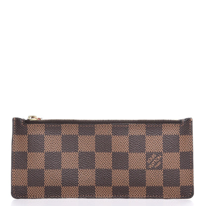 Louis Vuitton Damier Ebene Josephine Wallet Zippered Insert 1 of 7