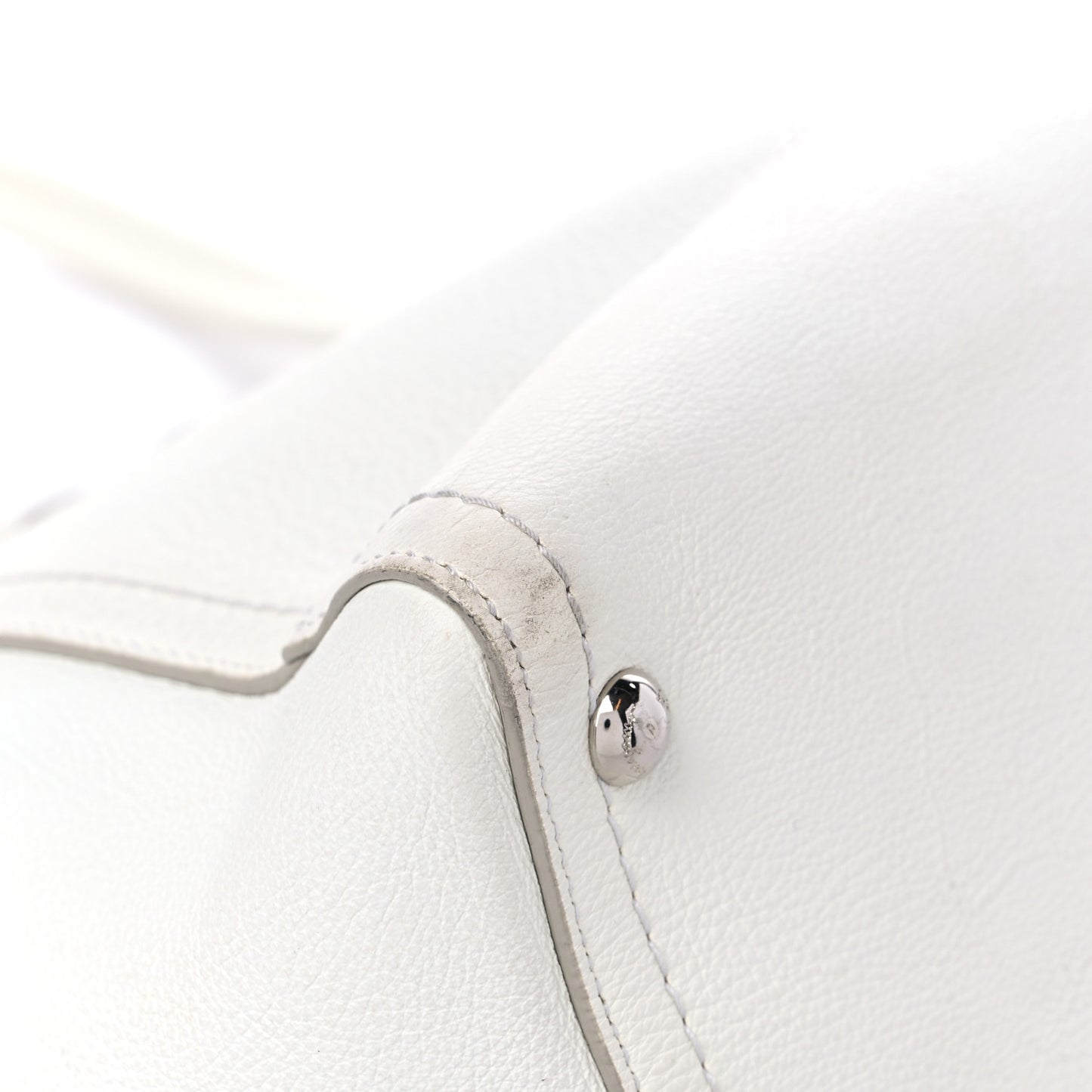 Calfskin Arianna Tote White