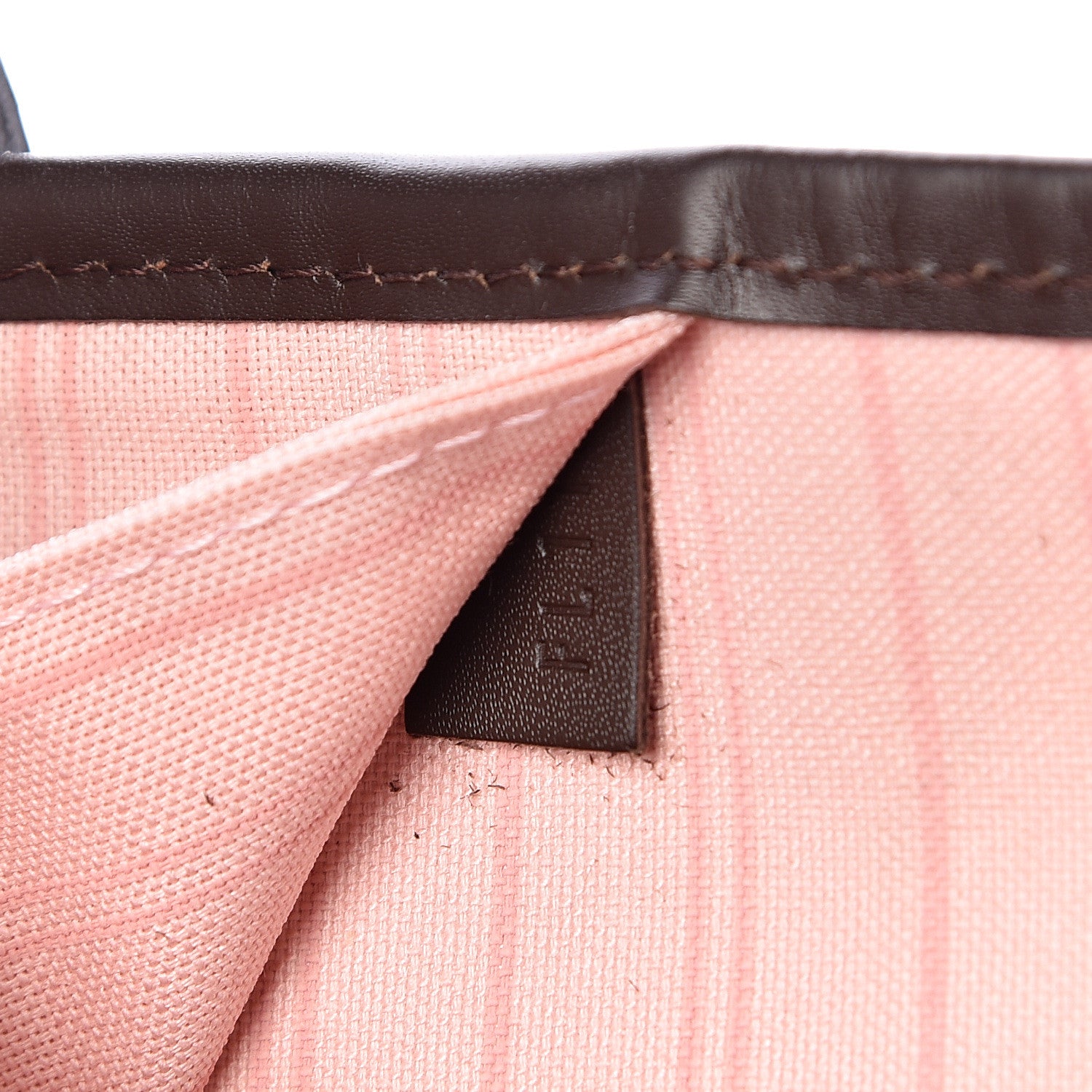 Louis Vuitton Damier Ebene Neo Neverfull MM Rose Ballerine 7 of 10