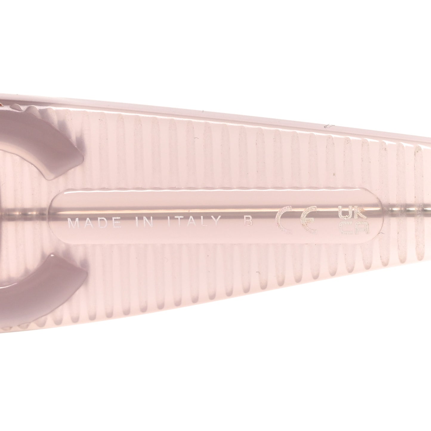 Acetate Shield Sunglasses 5495 Light Pink