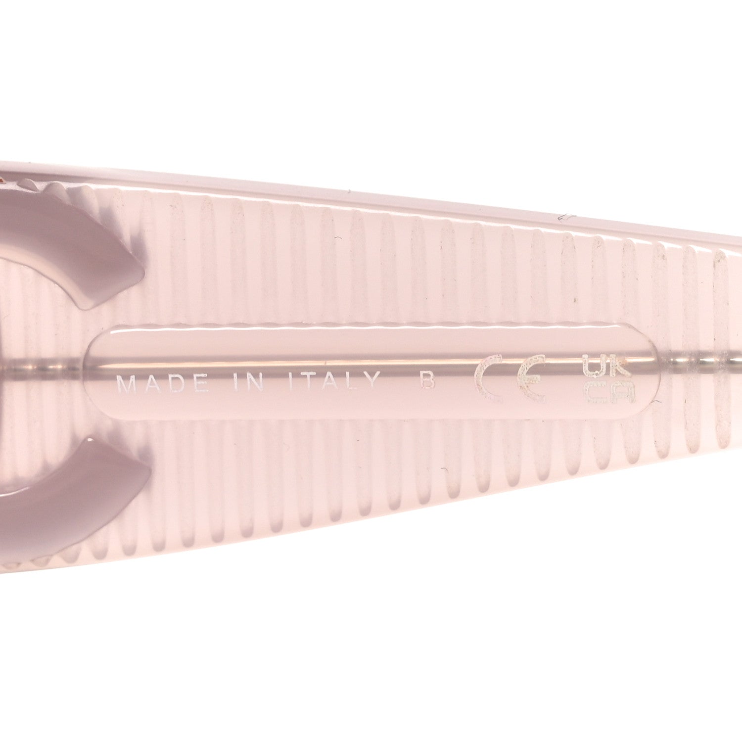 Chanel Acetate Shield Sunglasses 5495 Light Pink 6 of 7