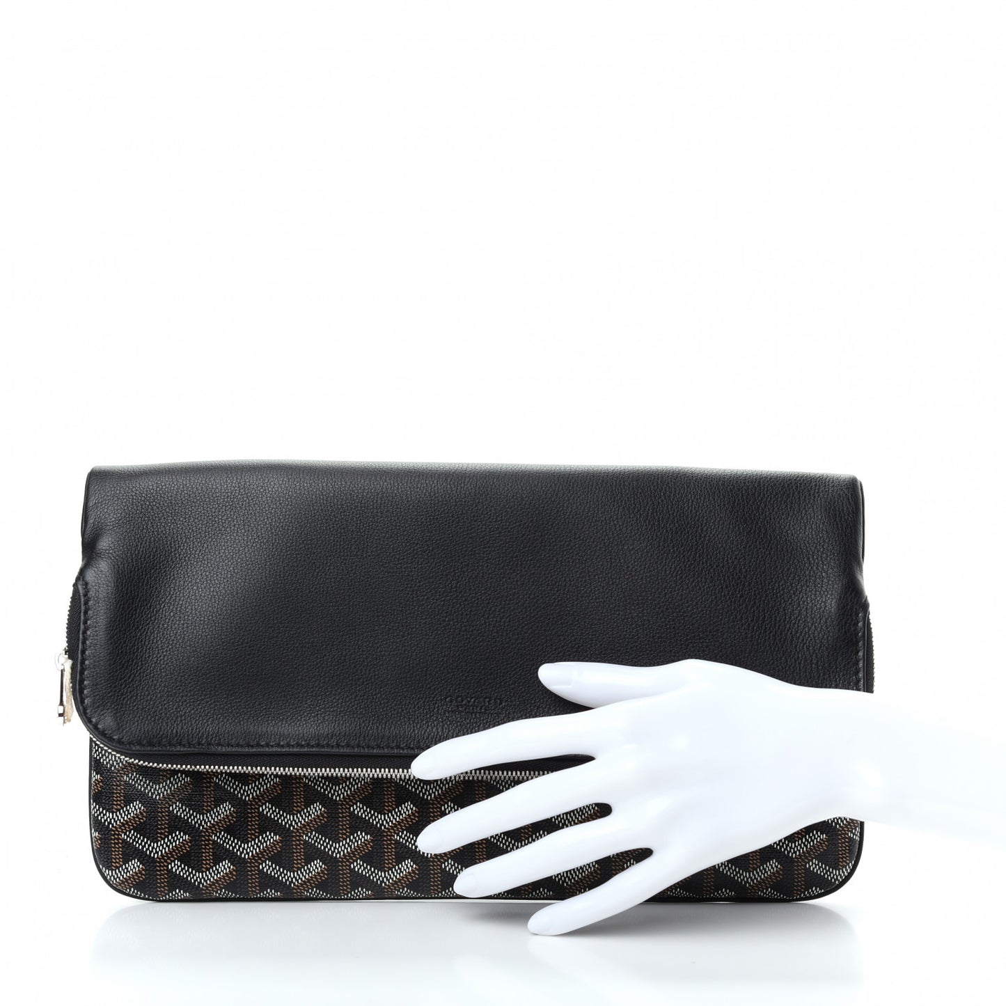 Goyardine Sainte Marie Soft Clutch Black